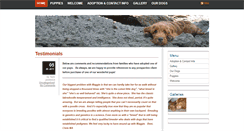 Desktop Screenshot of mainecoastlabradoodles.com